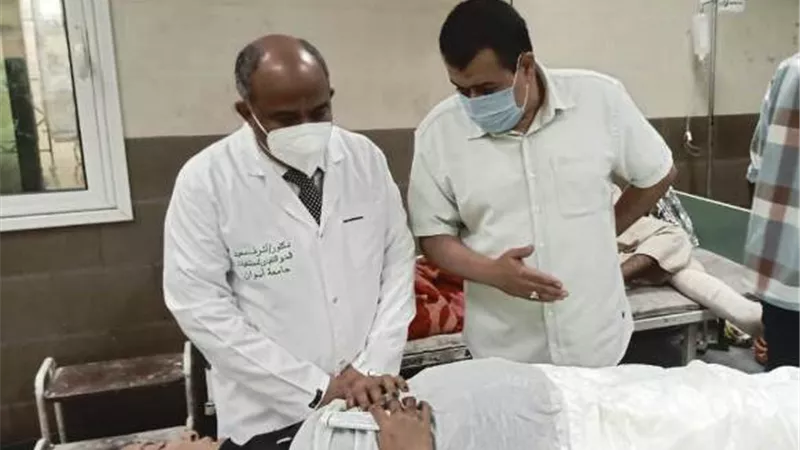 محافظ أسوان يكلف السكرتير العام للإطمئنان على مصابى حادث تصادم الخطارة