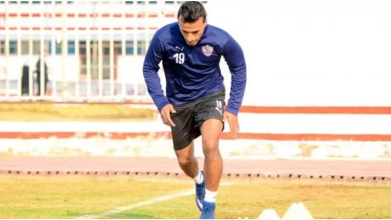 عبد الشافى يواصل برنامجه التاهيلى فى الجيم