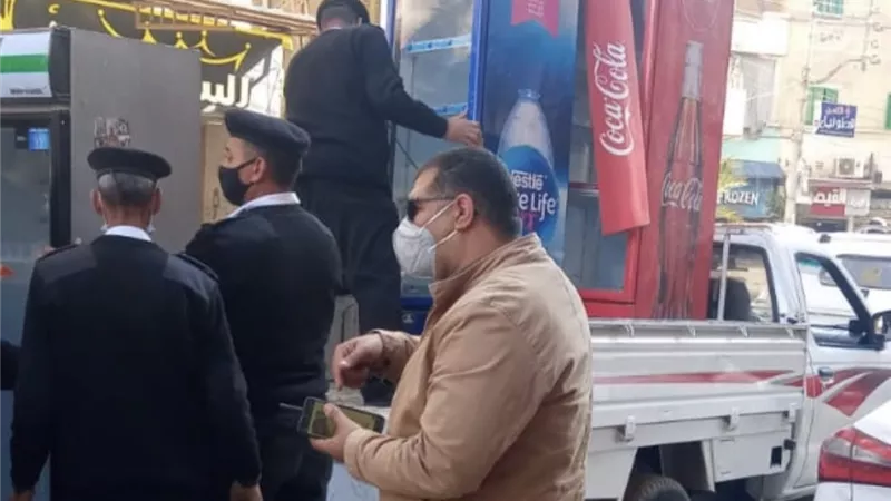 حملات مكبرة لأزالة الاشغالات والاعلانات المخالفة لاعادة الوجة الجمالى لمدينة طنطا -صور