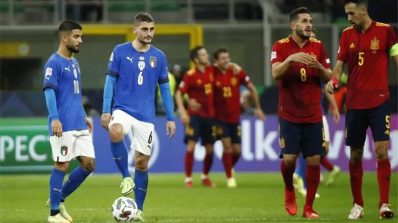 إسبانيا تهزم إيطاليا وتتأهل لنهائي دوري الأمم الأوروبية.. فيديو