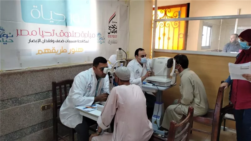 أورمان المنوفية : أجراء 580 جراحة عيون وتسليم 553 نظارة طبية بالمجان للأسر الأولي بالرعاية
