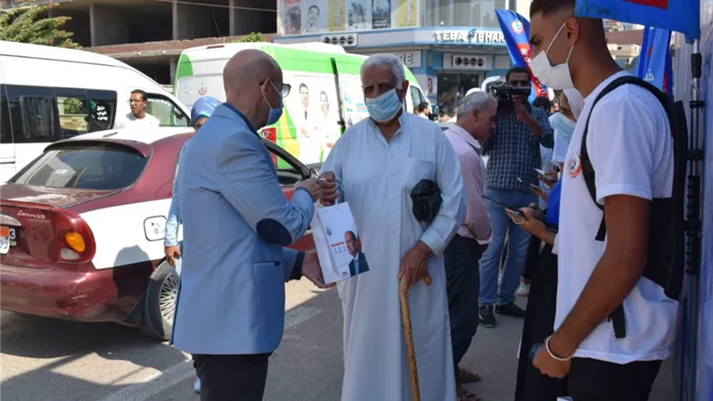 نشر 11 اتوبيس بميادين الشرقية لتطعيم المواطنين بلقاح كورونا