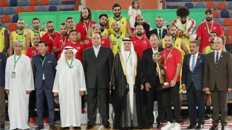 الخطيب يهنئ «رجال سلة الأهلي» بالبطولة العربية