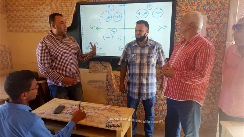 انتصار اكتوبر الدرس الاول في مدارس النجيله غرب مطروح