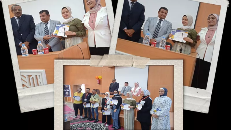 كلية الحاسبات بالغردقة تكرم أوئل الفرقة الأولى فى العام السابق