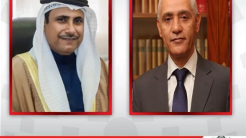 رئيس البرلمان العربي يهنئ راشيد الطالبي العلمي بمناسبة انتخابه رئيسا لمجلس النواب بالمملكة المغربية