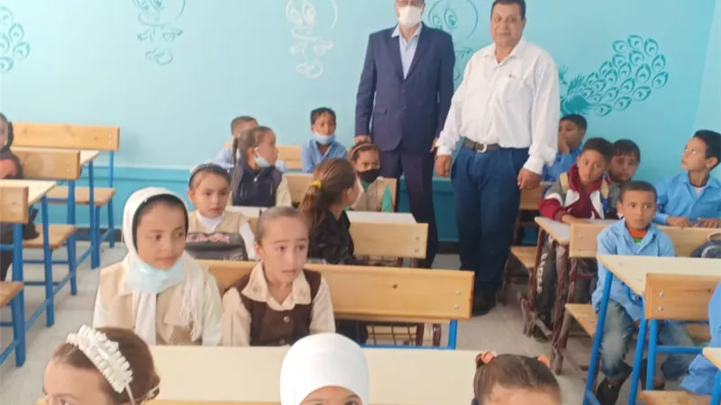 جولة لرؤساء قري مركز الحمام لمتابعة ثان ايام الدراسة