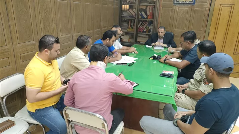 اجتماع تنسيقى لربط محطة تحلية المياه الجديدة بالخطوط الرئيسية لتغذيتها بالمياه