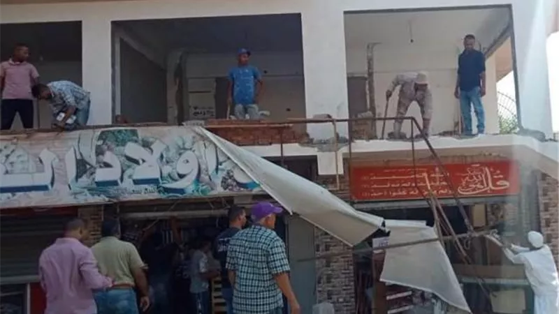 النجار: جهاز 6 أكتوبر ينفذ إزالة المخالفات التى تم رفض التصالح عليها.. بالصور