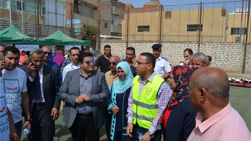نائب محافظ بنى سويف يتابع الموقف التنفيذي لمشروعات 