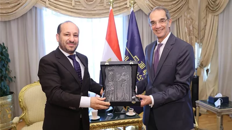 وزيرالاتصالات اليمنى يشيد بالتجربة المصرية فى مجال تكنولوجيا المعلومات