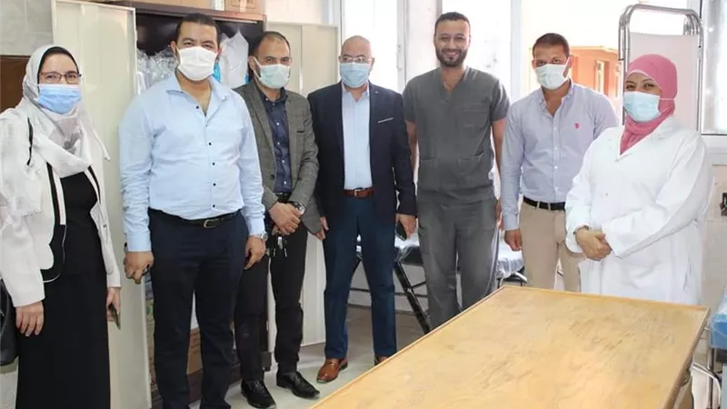 تجهيز عيادة القدم السكري بمستشفيات جامعه بني سويف