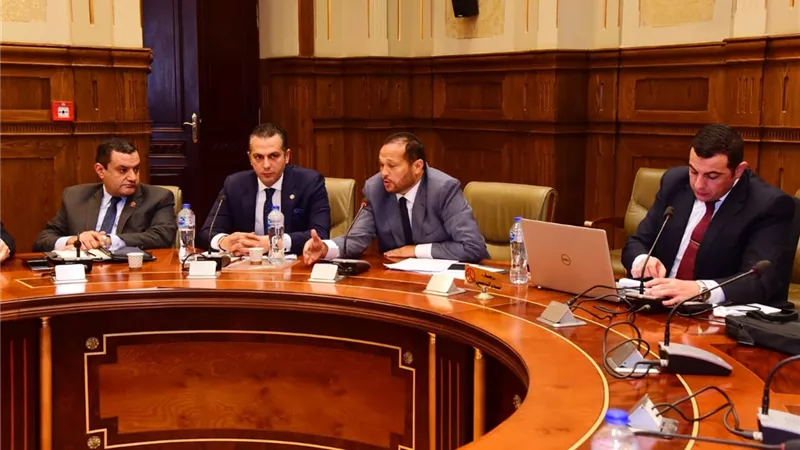 بالصور.. لجنة الطاقة والبيئة والقوي العاملة بمجلس الشيوخ