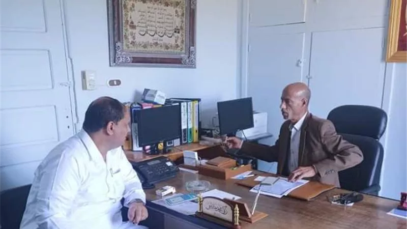 النائب رزق جالي يبحث مع مدير ادارة الحمام التعليمية معوقات بداية العام الدراسي