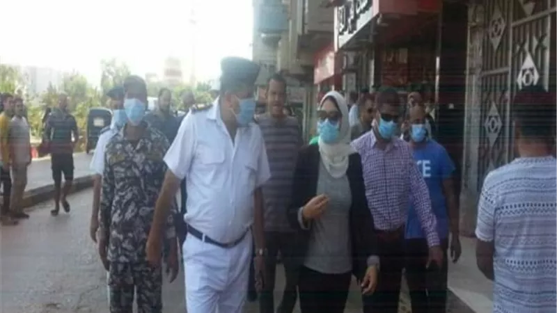 نائب محافظ القليوبية تقود حملة لإزالة الإشغالات بمدينة بنها