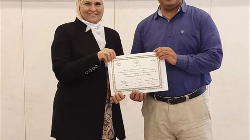 بالصور تكريم المتميزين في مبادرة محو الأمية من أعضاء هيئة التدريس ومعاونيهم بعين شمس