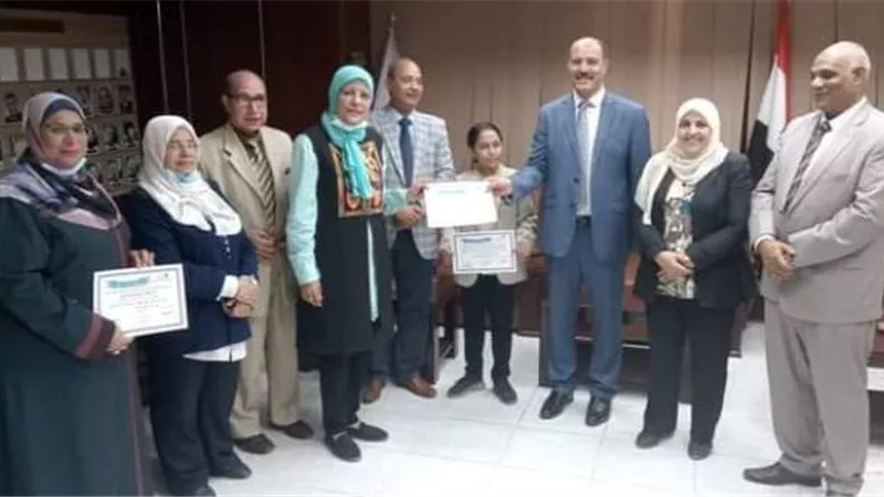 سوهاج تفوز بالمركز السابع على مستوى الجمهورية في مسابقة البرمجيات..صور