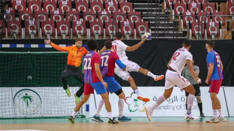 حسن قداح: قدمنا مباراة قوية امام برشلونة