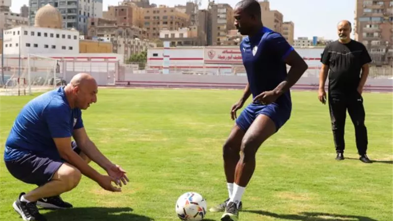سيسيه يواصل برنامجه التأهيلى فى الزمالك