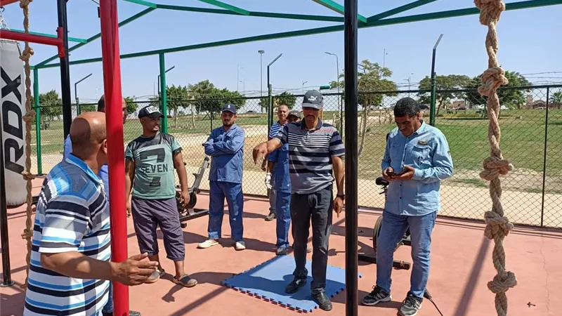 رئيس جهار العبور: استكمال تنفيذ مشروع ممشى وتراك الدراجات بالحى التاسع .. صور