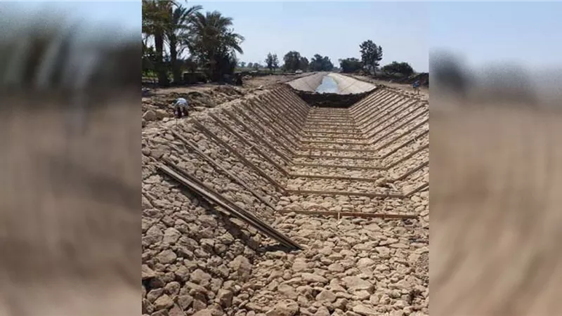 تأهيل وتبطين ترعة الصبابة بتكلفة ١٨ مليون جنية بالشرقية