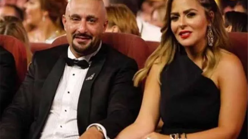 مها الصغير تهنئ زوجها احمد السقا بتكريمة فى مهرجان الجونة