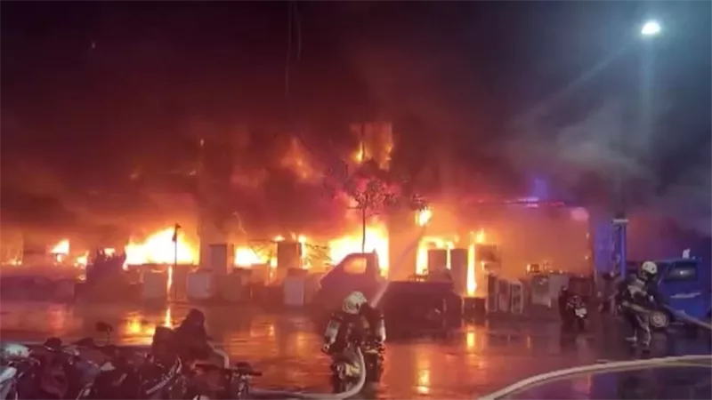 مقتل 25 شخصا وإصابة العشرات في حريق بجنوب تايوان