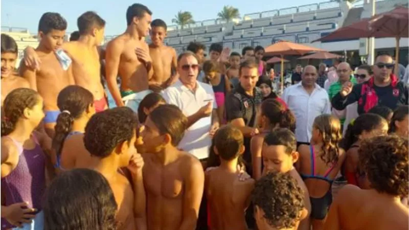 محمود الخطيب يتفقد فرع الأهلى بمدينة نصر.. شاهد