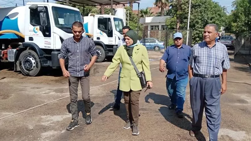 جولة تفقدية لرئيس شركة المياه لمتابعة الاستعداد لموسم الشتاء