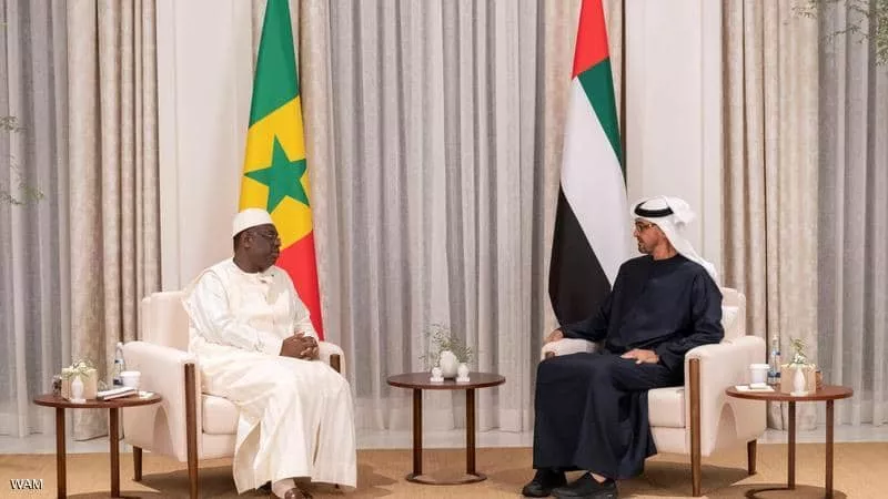الرئيس الإماراتى ورئيس السنغال يبحثان علاقات البلدين