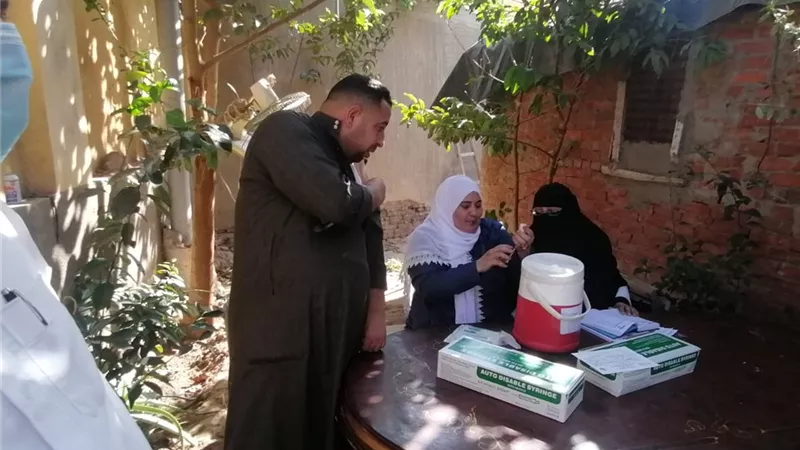 صحه كفرالشيخ :مبادرة تطعيم لقاح الكورونا تصل كل بيت