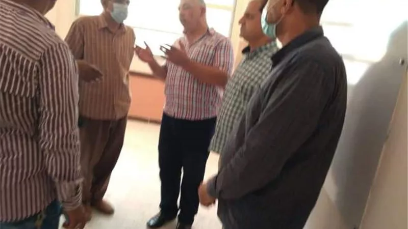 مدير تعليم البحر الأحمر يتقد مدرسة حسين سعيد قبل دخولها الخدمة بساعات..صور