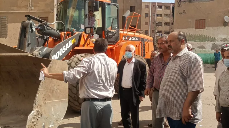 إزالة 67 حالة تعد على النيل والري والصرف والزراعة بمدينة كفر شكر