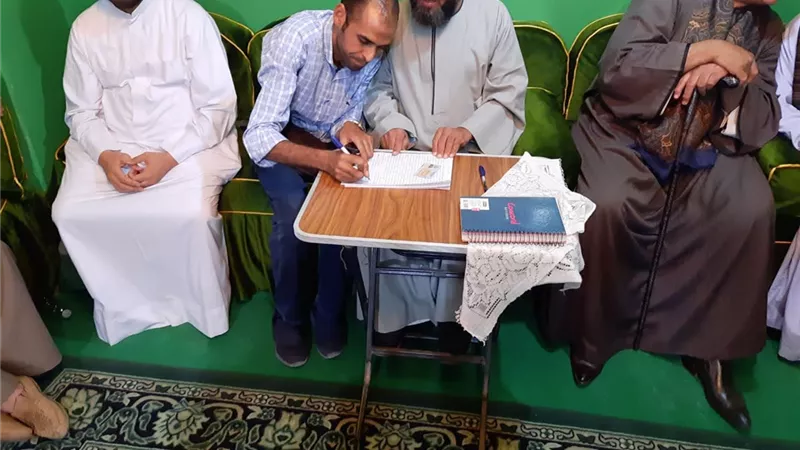 مصالحات ازهر أسيوط تنجح في الصلح بين ابناء العمومة بقرية الرياض بديروط