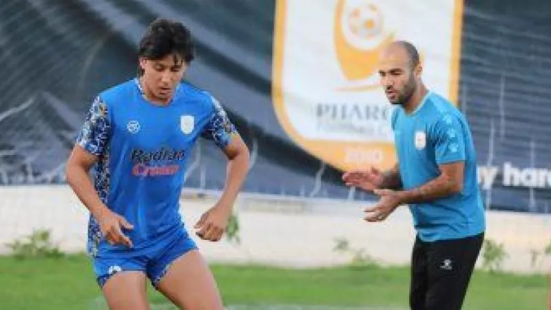 بعد التعافى من الإصابة.. الغزال عمرو جمال ينتظم فى تدريبات فاركو