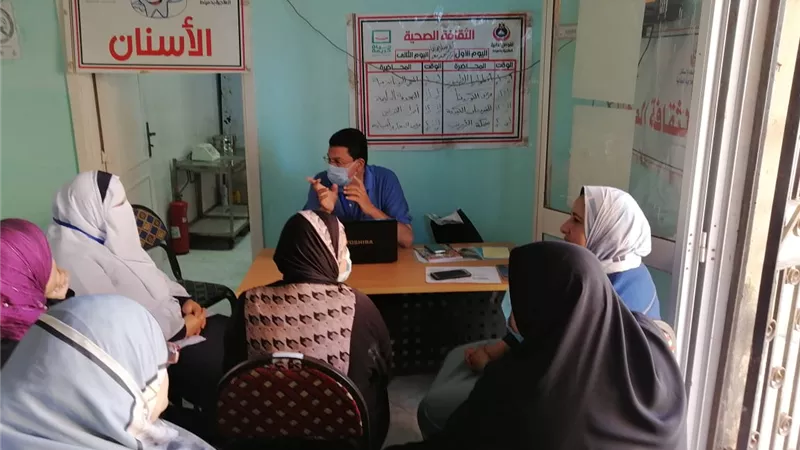 علاج ١٠٠٦ مواطنين بالمجان في قافلة طبية بدمياط