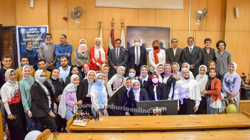 رئيس جامعة بني سويف يشهد حفل استقبال الطلاب الجدد بكلية الإعلام