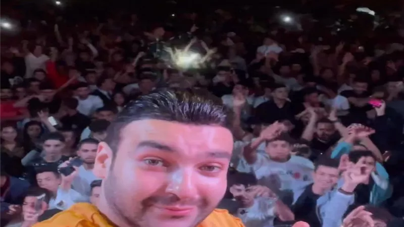 شاهد .. كريم أسامة يتألق من حفل كوفيد 15