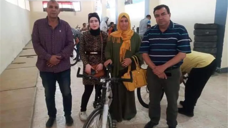 تسليم ٥١ دراجة فى مبادرة 
