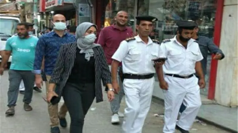 نائب محافظ القليوبية تقود حملة لازالة الاشغالات بمدينة بنها