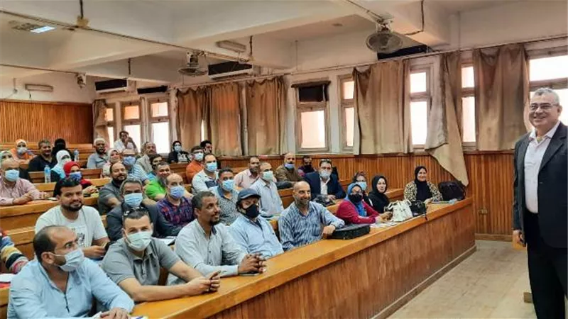 التكنولوجيا والتعليم بحلوان تستقبل طلاب الدفعة الـ4 لبرنامج تأهيل المعلمين.. بالصور