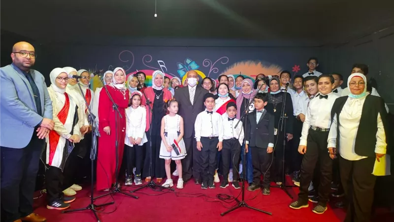وكيل تعليم بني سويف يشهد الاحتفال بانتصارات اكتوبر والمولد النبوى