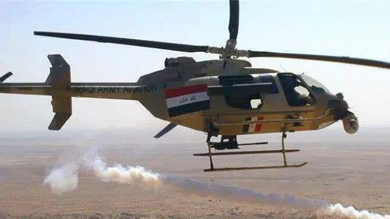 الطيران العسكري العراقي يدمر أوكارا لداعش في وادي الشاي بكركوك