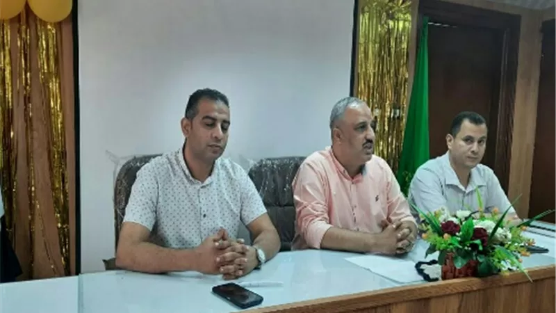 الصبروط يلتقى اعضاء قسم الإدارة الرياضية والترويح وطلاب جامعة بنها