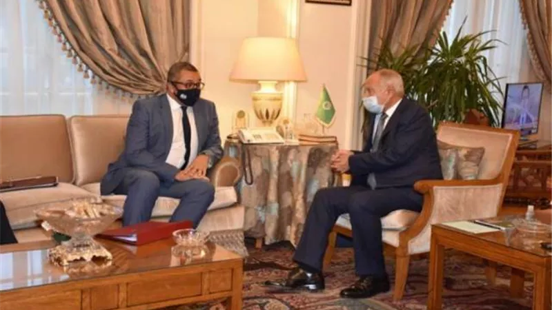 أبو الغيط يستقبل وزير الدولة البريطاني لشئون الشرق الأوسط وشمال إفريقيا