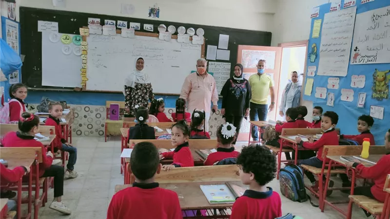مديرو الادارات التعليميه بالاسكندريه يتابعون انتظام العمليه التعليميه بالمدارس