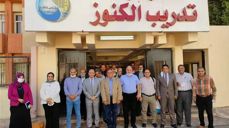 وفد المعونة الأمريكية يزور شركة مياه قنا لتعزيز التعاون بين الجانبين