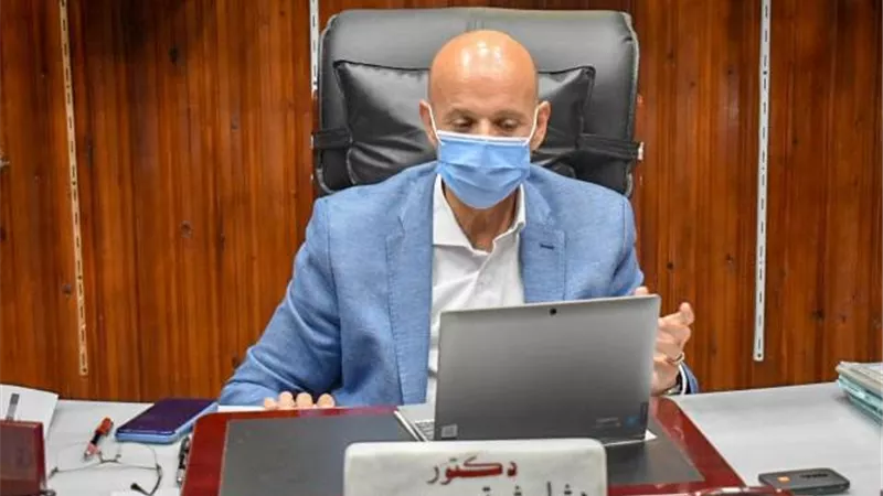 مسعود يجتمع بمديري الإدارات لمناقشة خطة العمل بالمبادرات الرئاسية وتطعيم المواطنين بلقاح كورونا