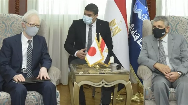 أسامة ربيع يلتقى السفير اليابانى لبحث سبل التعاون المشترك