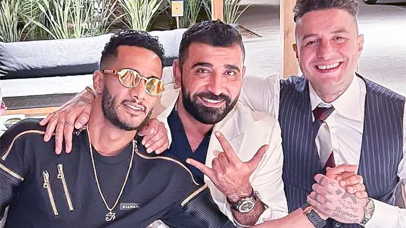 بالصور .. كواليس جلسة صلح رمضان والفيشاوي برعاية سيف عريبي وإطلاق 